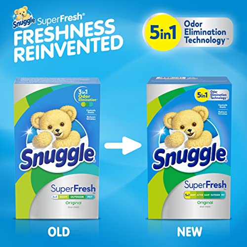 Snuggle Azul sparkle / 200 Count (Pack of 6) / Morning Breeze Dryer Sheets