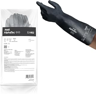 Ansell AlphaTec 53-002 Anti-Static Neoprene Chemical Resistant Protection Work Gloves