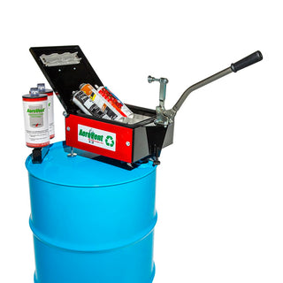 3 Can Aerosol Can Disposal System by Aerovent – All Welded Steel With Aluminum Chamber, Green, Model 10004721