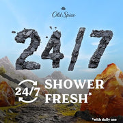 Old Spice 30 Fl Oz (Pack of 4) / Revitalizing with Charcoal / Black Body Washes