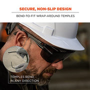 Ergodyne Smoke Lens / One Size / Smoke Lens Matte Black Frame Safety Glasses