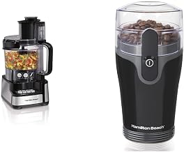 Hamilton Beach Stack & Snap Food Processor and Coffee Grinder Bundle