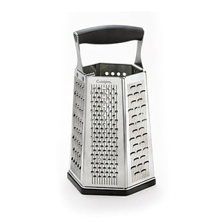 6 Sided Box Grater by Cuisipro – One size, Stainless Steel, Black, Model CSP-746877
