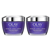 Ultimate Retinol 24 + Vitamin E + Peptide Night Moisturizer (1.7 Oz by Olay – 1 Count (Pack of 2), multi-colored, Pack of 2, Model 990014877