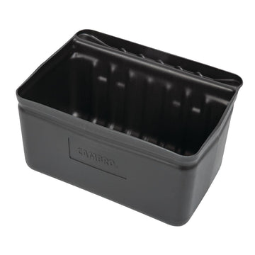 2-1/2 gal Silverware Holder by Cambro – 2.5-Gallon, 2.5 gallons, Plastic, Black, Model HKC6601