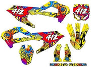 21-25 SR/FWE CX 50 ZANY Yellow Complete Kit With Rider I.D. Compatible with Cobra | Senge Graphics Inc