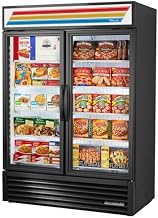 True Mfg GDM-49F-HC~TSL01, 49 cu ft, 2 Door, Swing Door Freezer | Black Exterior