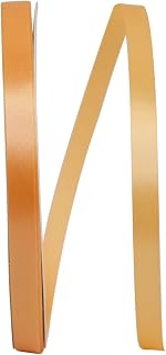 Reliant Ribbon Satin Supreme Ribbon, 3/8 Inch X 100 Yards, Peach