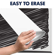 Quartet Graphite Frame / 36"W x 77"H / Music Dry Erase Boards
