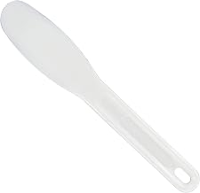 Bar Maid 7 3/4" White Nylon Spreader Short Handle (Set of 12) | Restaurant service