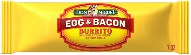 Don Miguel Bacon Egg and Cheese Burrito, 7 Ounce -- 12 per case.