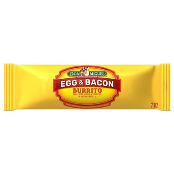 Bacon Egg and Cheese Burrito by Don Miguel – 7 Ounces, Pack of 12