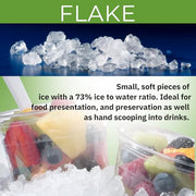 Manitowoc 257 lbs / day / Flake / 50.0 pounds Ice Machines