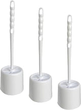 Carlisle FoodService Products Sparta Toilet Bowl Brush with Caddy, 16 Inch, White (Pack of 3)