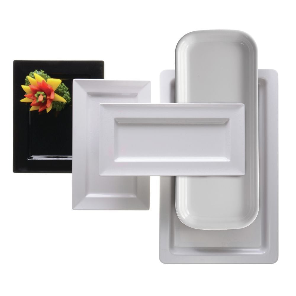 Dalebrook Upscale White Melamine Display Tray - 14 3/4"L x 7 1/4"W x 1"H by DALEBROOK SUPPLIES LTD – Large, Melamine, White, Model 5016383025979