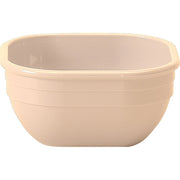 (10CW133) 4" Square Polycarbonate Bowl - Camwear® [Case of 48] by Cambro – 9.4-Ounce, 9.4 ounces, Polycarbonate, Beige, Model 10CW-133