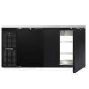 BBC69S-PT Two Section Refrigerated Pass-Thru Back Bar Cooler by Continental Refrigerator – 18.0 cubic_feet