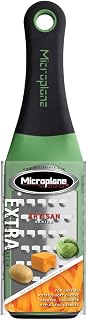Microplane Artisan Series Extra Coarse Grater – Ideal for Semi-Soft Cheese, Potatoes, Zucchini (Green)