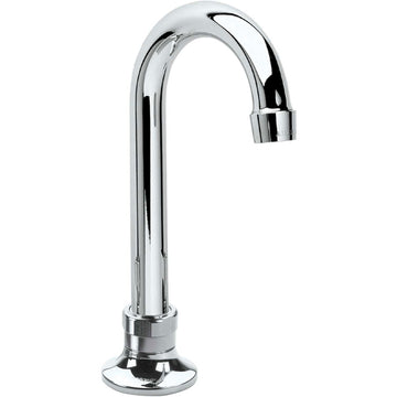 Royal Series Single Hole Deck Mount Faucet by Krowne – 10"L x 5"W x 3"H, Brass, Model 16-130L