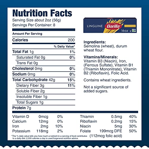 Barilla Linguine 20 Pack / 16 Ounce (Pack of 20) / 20 Linguine