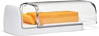 Chef'n 2-in-1 Cheese Slicer and Storage Container | Integrated Lid Keeps Cheese Fresh | Ideal Gift for the Cheese Lover