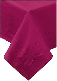 Hoffmaster 220624 Tissue/Poly Tablecover, 3 Ply, 108" Length x 54" Width, Burgundy (Case of 25)