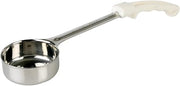 Thunder Group Perforated Portion Controller 1-Piece Construction Ladles with Plastic Ivory Handle, 3-Ounce