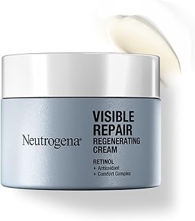 Neutrogena Visible Repair Retinol Day & Night Cream: Boosts Collagen for Anti-Ageing, Wrinkles, Fine Lines 50g