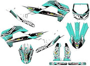 21-25 SR/FWE CX 50 MAYHEM Turquoise Complete Kit Compatible with Cobra | Senge Graphics Inc
