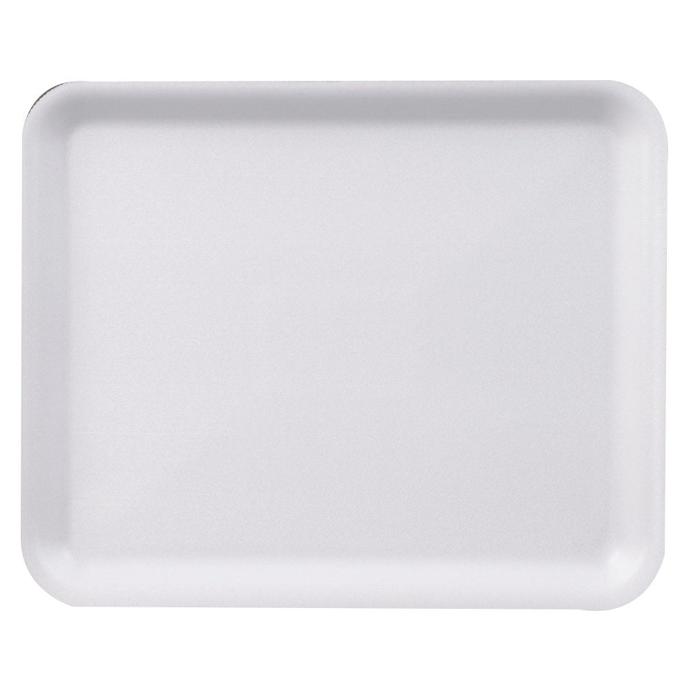 Foam White Flat School Lunch Tray 12 x 9