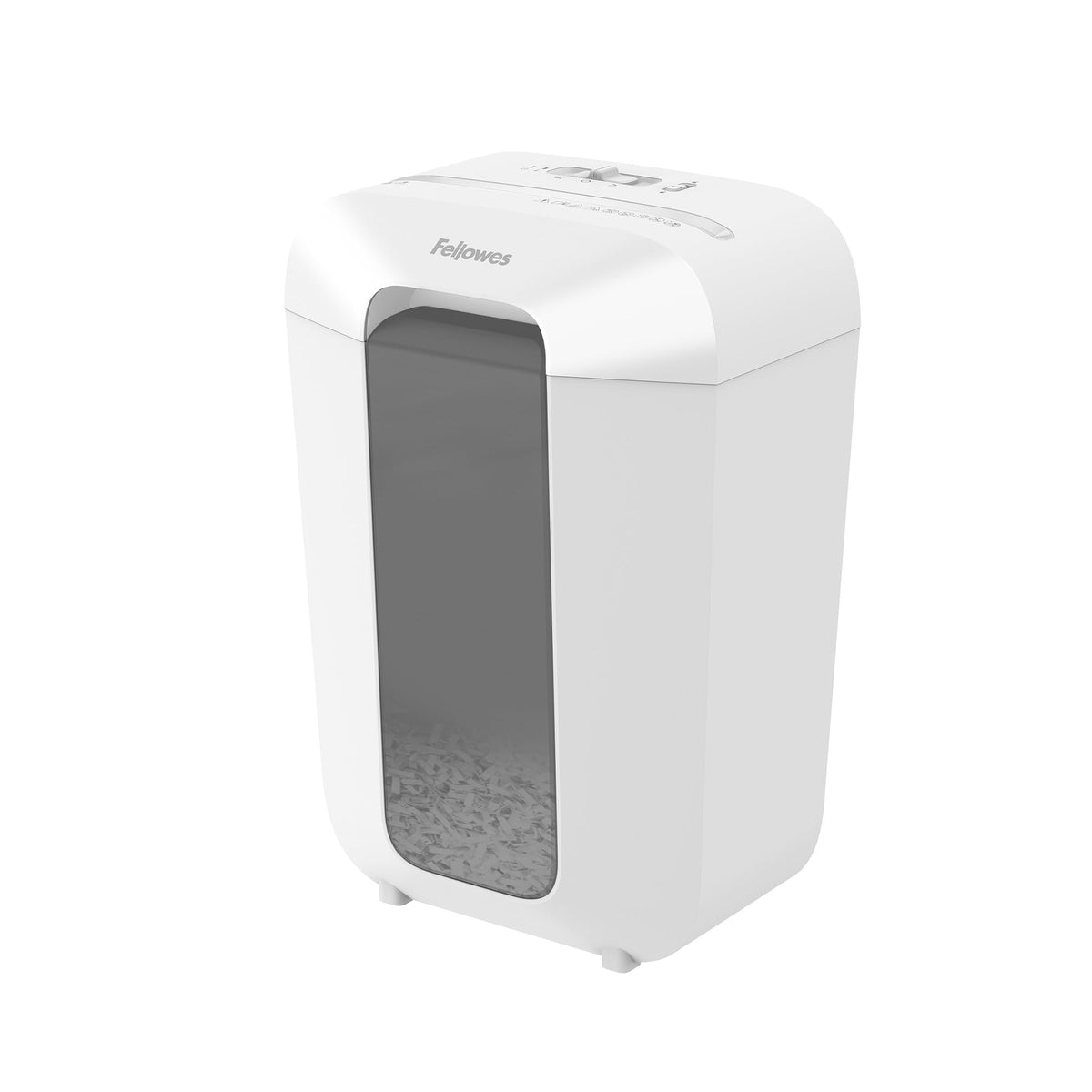 Powershred LX75 11-Sheet Crosscut Shredder (4405001) by Fellowes – 18.13"H x 12.19"W x 8.69"D, 4.8 gallons, White, Model 4405001-CC