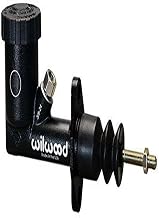 Wilwood Master Cylinder, GS Compact, 0.625 in Bore, 1.25 in Stroke, Integral Reservoir, Aluminum, Black Paint, Kit