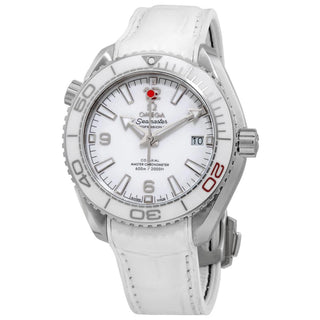 Seamaster Automatic Chronometer White Dial Tokyo 2020" Limited Edition Unisex Watch by Omega – Stainless Steel, White, Model 522.33.40.20.04.001