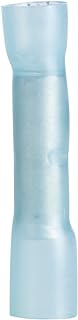 Gardner Bender AMT-124 Xtreme Environment Butt Splice Terminal, Heat-Shrink Insulation, 16-14 Wire Gauge (AWG), 25 Pk., Blue