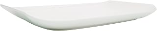 CAC China STU-51 Studio 15-Inch by 10-Inch by 1-1/2-Inch New Bone White Porcelain Rectangular Platter, Box of 12
