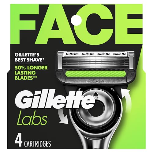 Gillette 1 Count (Pack of 4) / 4 Refills / Silver Cartridges