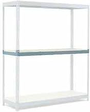 Global Industrial Additional Level For Wide Span Rack 60"Wx24"D Wood Deck 1200 Lb Cap., Gray