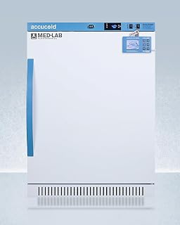 ACCUCOLD ARS6MLDL2B 6 Cu.Ft. ADA Height Laboratory Refrigerator, NIST Calibrated Data Logger Included