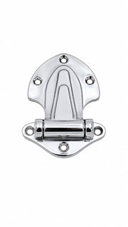 139 Series Reversible Surfacemount Hinge (Offset: Flush) by Kason – Offset: Flush, Chrome, Model 139-01