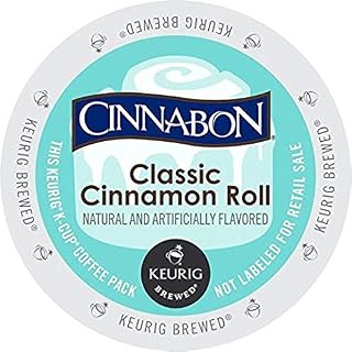 CINNABON Classic Cinnamon Roll K-Cup (48 Count) - PACK OF 2