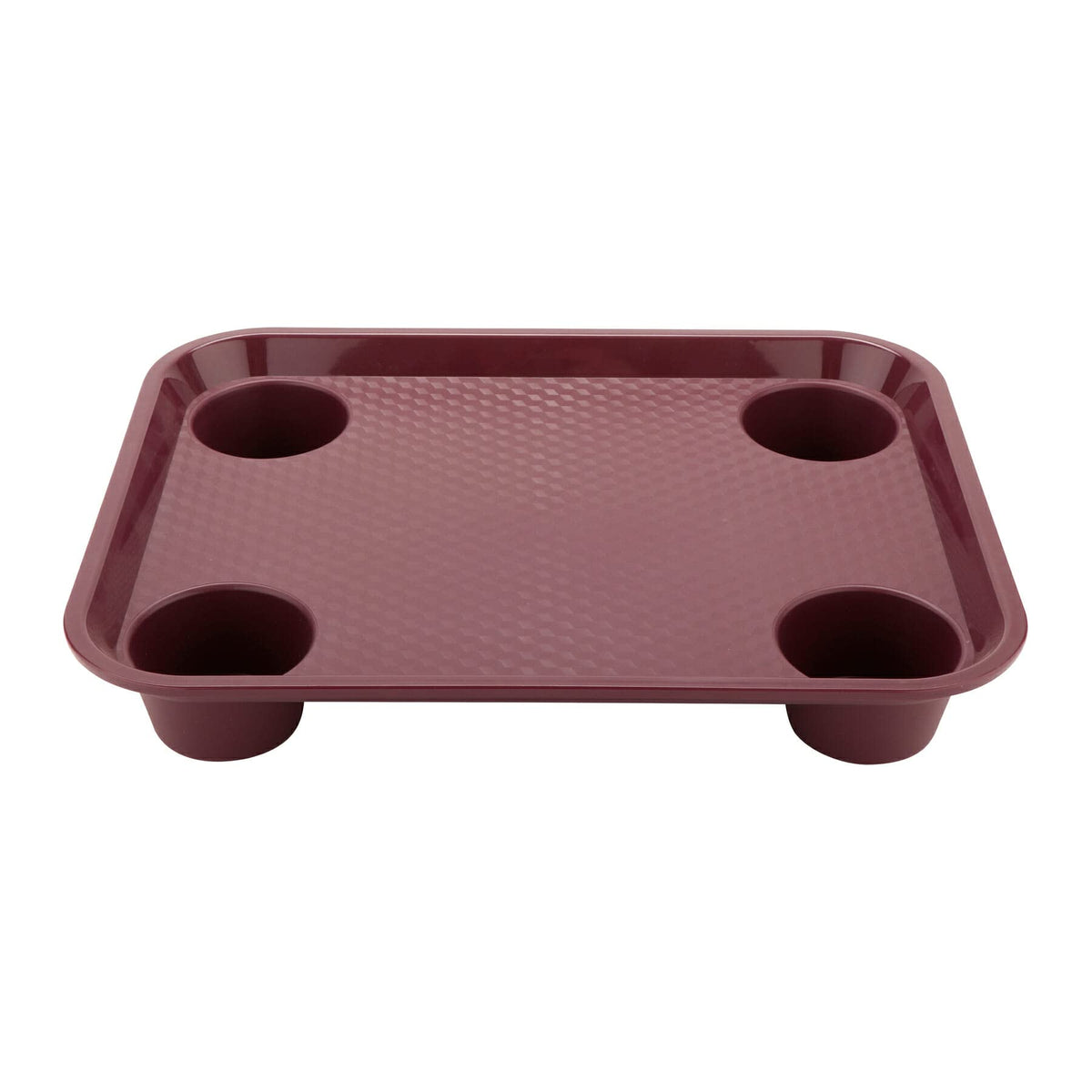 GET Burgundy / 17" x 14" / Modern Serving Trays