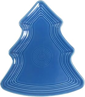 Homer Laughlin Fiesta Lapis Blue Tree Shaped Plate