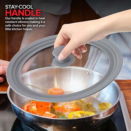 Modern Innovations Grey / 7 to 12 Inch / Modern Lids