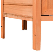 Chicken Cage Solid Pine & Fir Wood 49.6"x46.1"x49. by vidaXL – 49.6"L x 46.1"W x 49.2"H, Pine, Brown and green, Model 170645