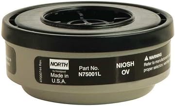 North by Pip, Organic Vapor (OV), Threaded, Black, 1 Pair N75001L - 1 Each
