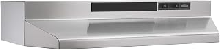 Broan-NuTone F403604 Exhaust Fan for Under Cabinet Two-Speed Four-Way Convertible Range Hood Insert with Light, 36-Inch, Stainless Steel
