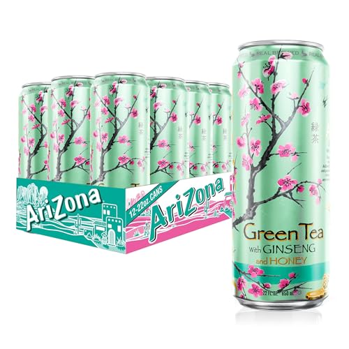 AriZona Green Tea / 22 Fl Oz (12 Pack) / 1 Iced Tea