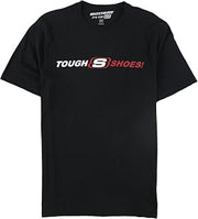 Skechers Mens Tough Shoes! Graphic T-Shirt, Black, Medium