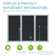 Ghent 48" x 72" / Confetti / Modern Bulletin Boards