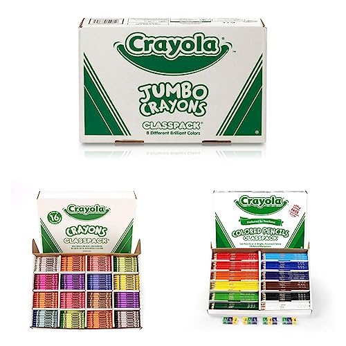 Crayola Crayons + Crayon, 800 CT + Pencils / Assorted Colors,May Vary / 1 Crayons